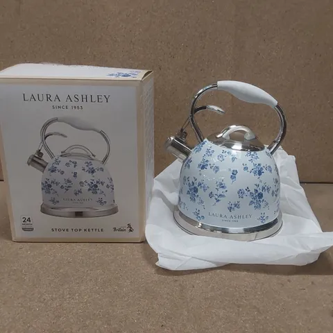 BOXED LAURA ASHLEY STOVE TOP KETTLE - 2.5L