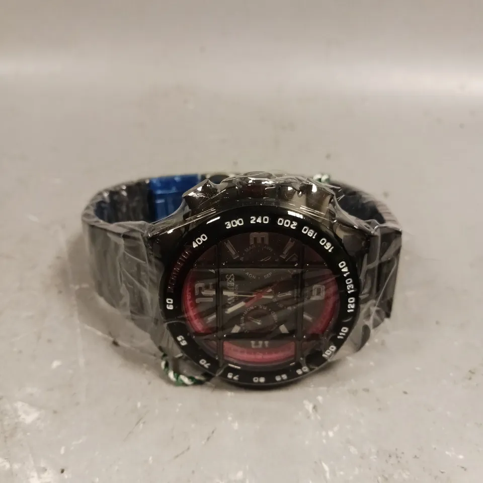 GAMAGES BASTION BLACK DIAL WATCH 