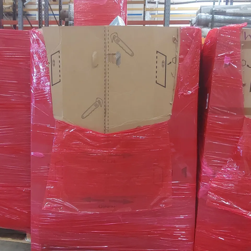 PALLET CONTAINING A LARGE QUANTITY OF ASSORTED ITEMS INCLUDING: LED DISPLAY, LED BRIGHT PAD, 5FT ARTIFICIAL OLIVE TREE, PET PLAYPEN ECT