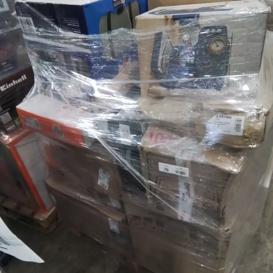 PALLET OF APPROXIMATELY 24 UNPROCESSED RAW RETURN HOUSEHOLD AND ELECTRICAL GOODS TO INCLUDE;