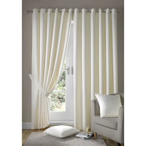 NORUSH MADISON EYELET RING TOP CURTAINS (SET OF 2)