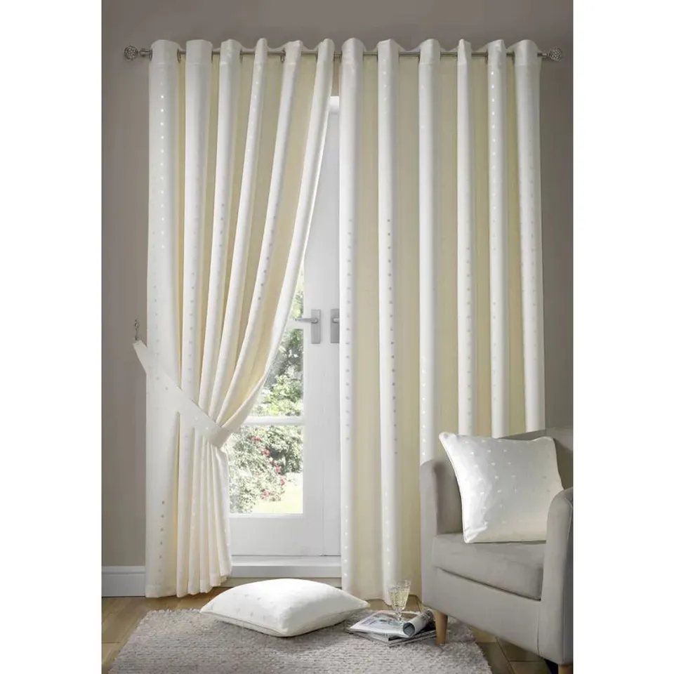 NORUSH MADISON EYELET RING TOP CURTAINS (SET OF 2)