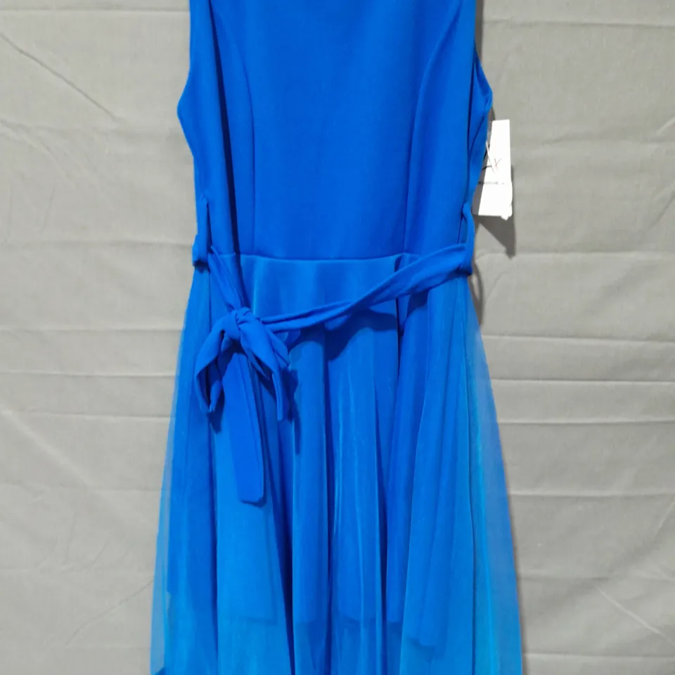 PRONTO MODA BLUE OCCASIONAL DRESS - SIZE UNSPECIFIED