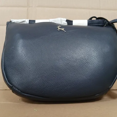 ASHWOOD LEAHER NAVY SHOULDER BAG