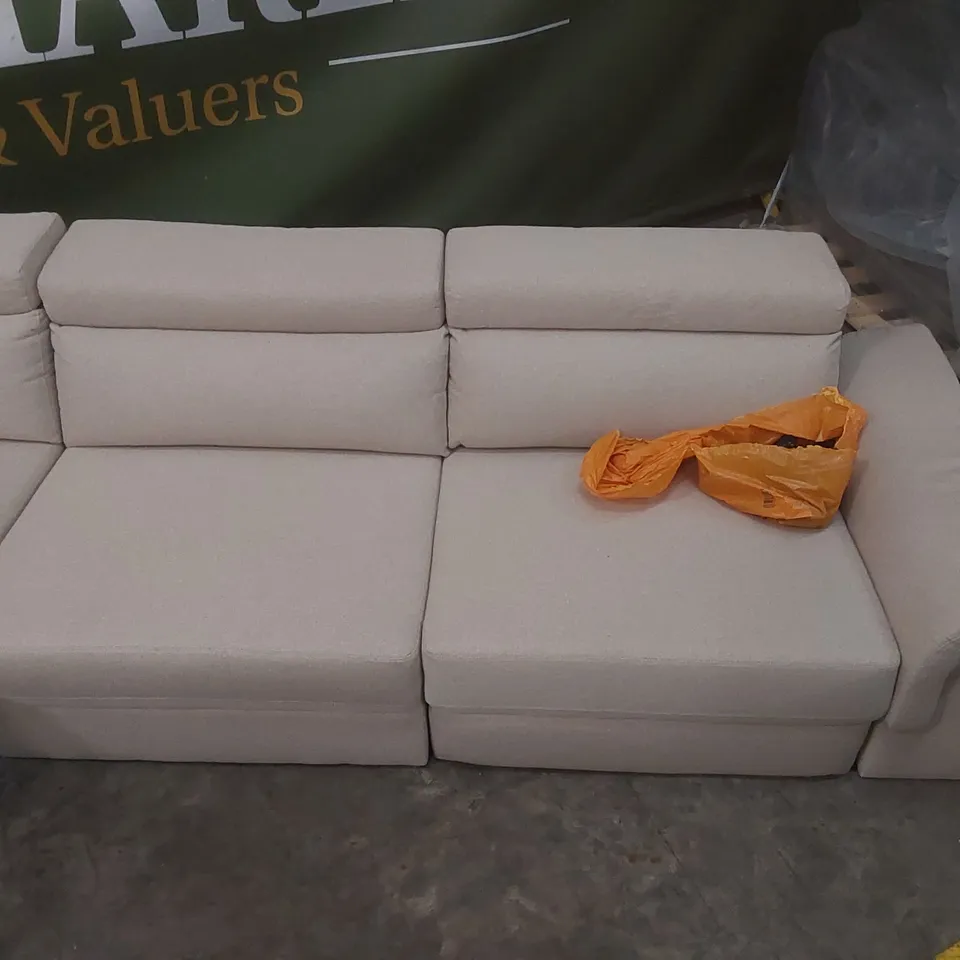 QUALITY DESIGNER DEQUITA 5 SEATER ELECTRIC RECLINING COMER SECTIONAL