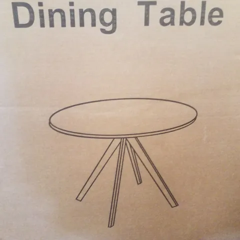 BOXED FARINI ROUND DINING TABLE - BLACK