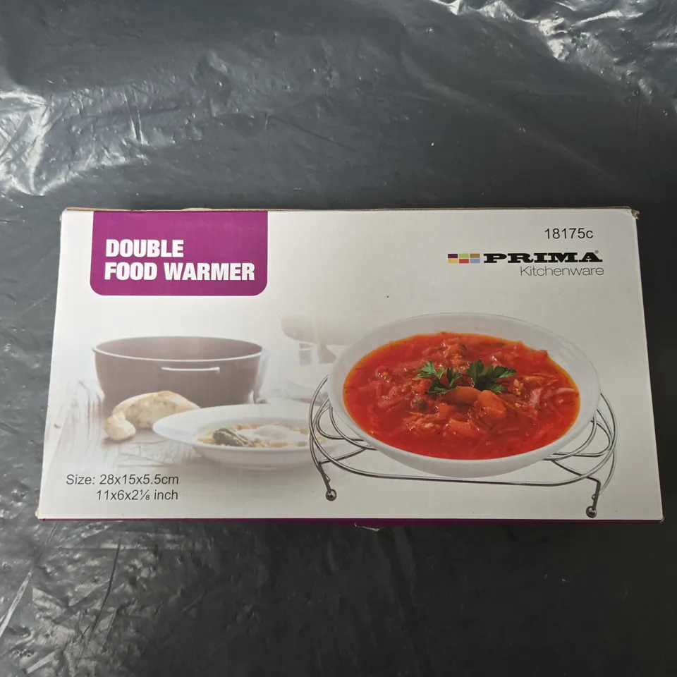 PRIMA KITCHENWARE DOUBLE FOOD WARMER