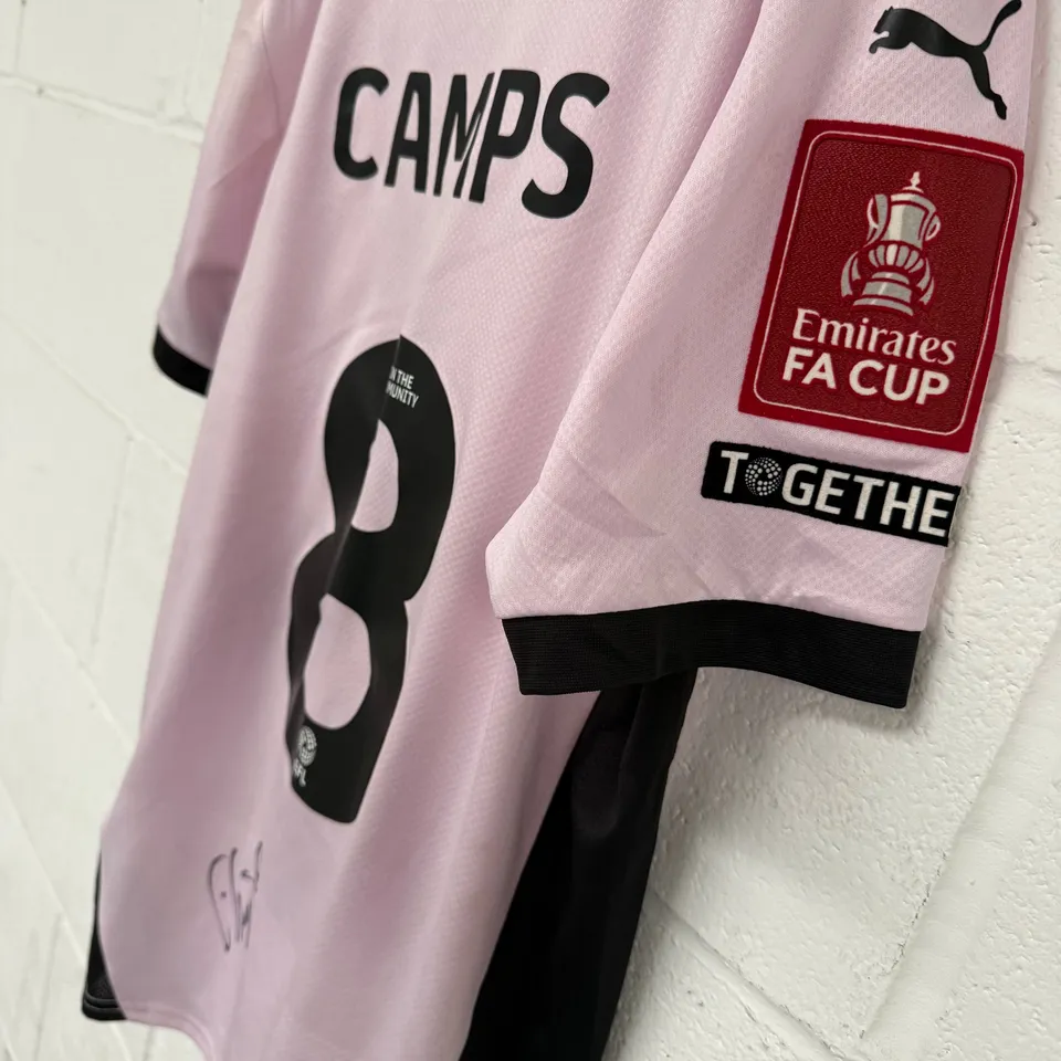 #8 - Callum Camps - FA Cup Football Shirt 24/25 - Size M - Signed