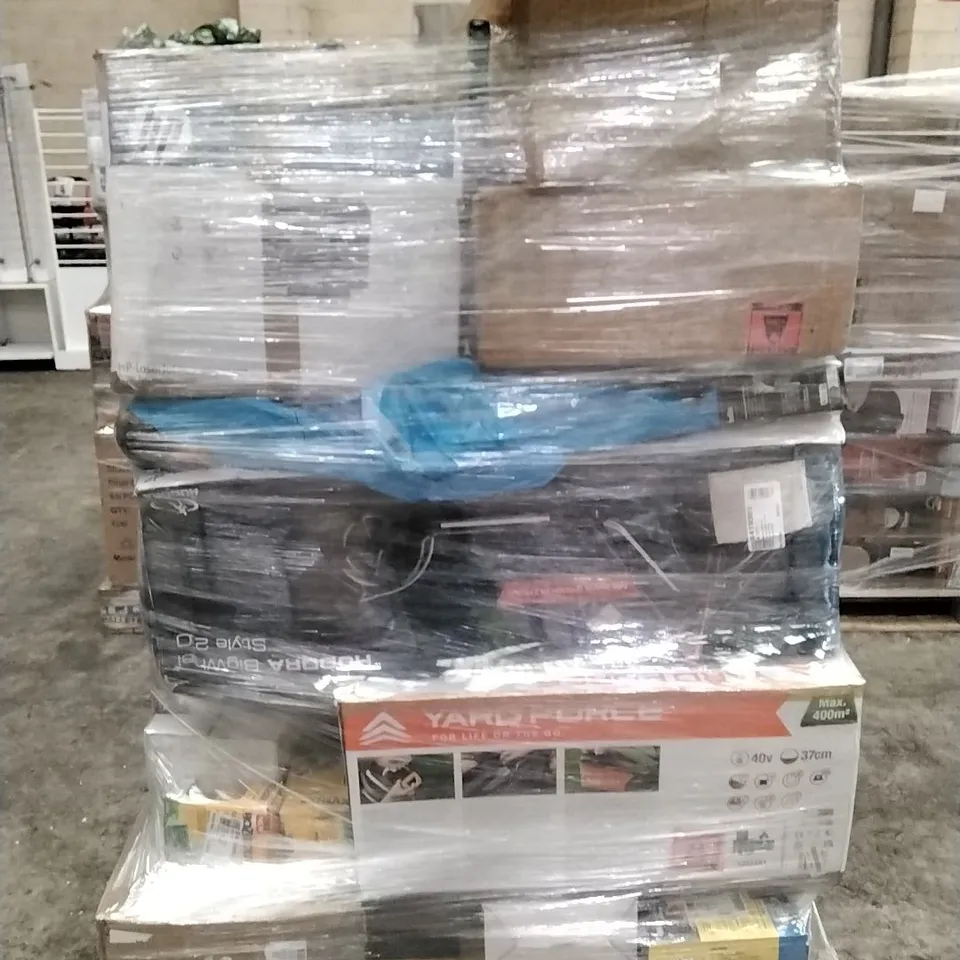 PALLET OF APPROXIMATELY 28 UNPROCESSED RAW RETURN HOUSEHOLD AND ELECTRICAL GOODS TO INCLUDE;