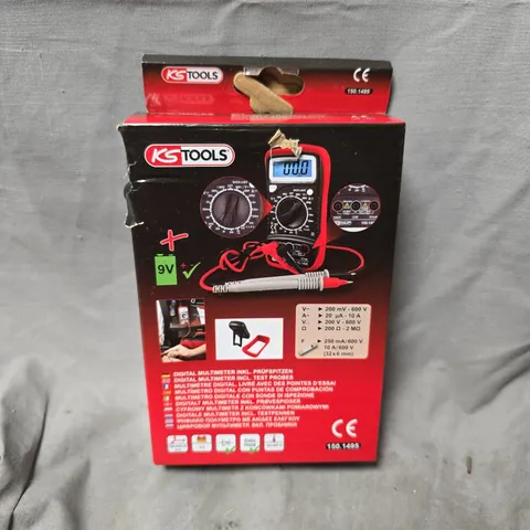 BOXED KSTOOLS DIGITAL MULTIMETER INCLUDING PROBES