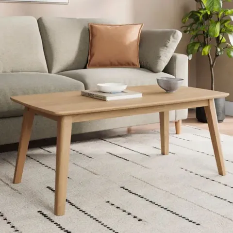 BOXED EDDA COFFEE TABLE, OAK EFFECT (1 BOX)
