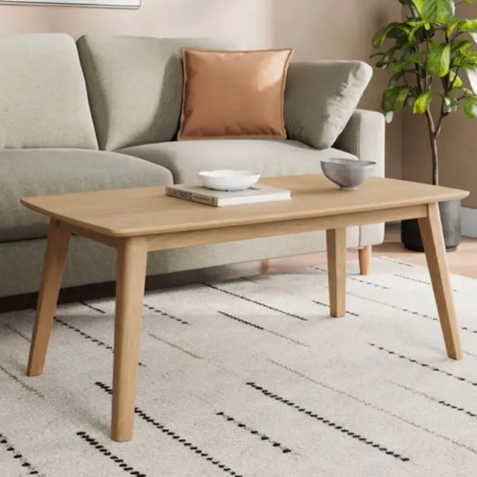 BOXED EDDA COFFEE TABLE, OAK EFFECT (1 BOX)