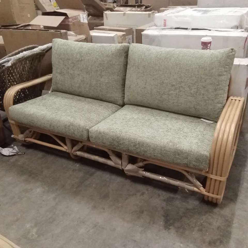 DESSER PRETZEL RATTAN 3 SEATER SOFA RRP £999