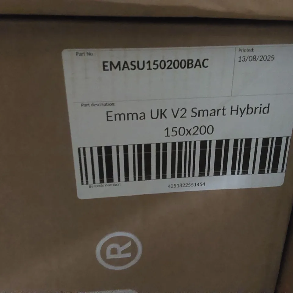 BRAND NEW BOXED EMMA UK V2 SMART HYBRID 150 x 200CM KING SIZE MATTRESS 