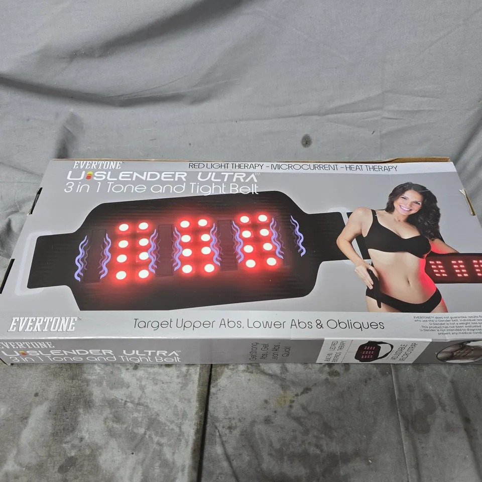 EVERTONE U SLENDER ULTRA 3 IN 1 TONE AND TIGHT BELT BOXED SEALED