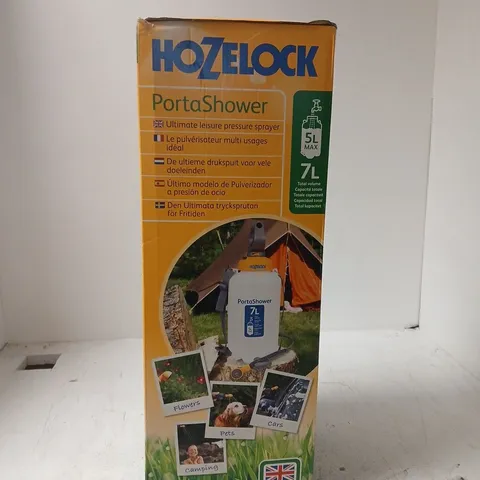 HOZELOCK PORTASHOWER 7L OUTDOOR SHOWER BOXED
