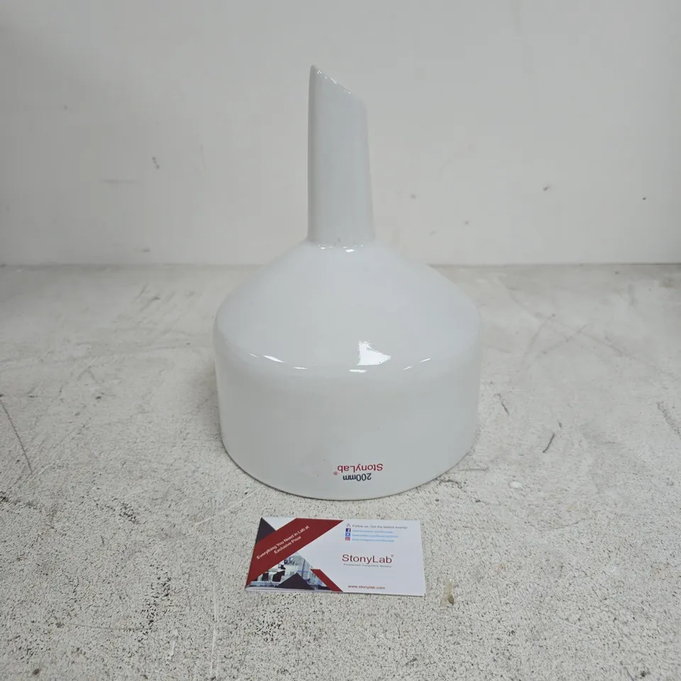 STONY LAB PORCELAIN BUCHNER FUNNEL 200MM BOXED