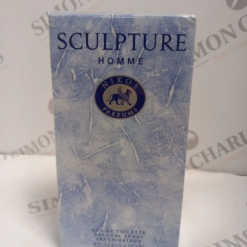 BOXED AND SEALED NIKOS PARFUMS SCULPTURE HOMME EAU DE TOILETTE 100ML