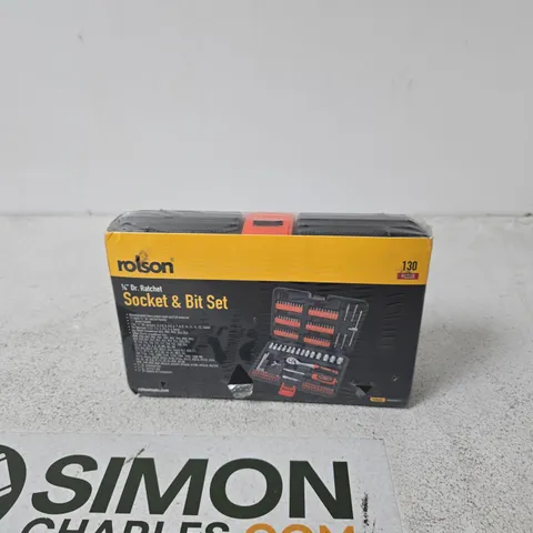ROLSON SOCKET & BIT SET – 130-PIECE