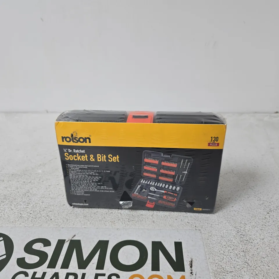 ROLSON SOCKET & BIT SET – 130-PIECE
