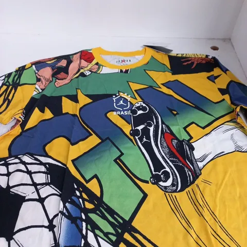 JORDAN X BRASIL GRAPHIC COLOUR T-SHIRT – XXL