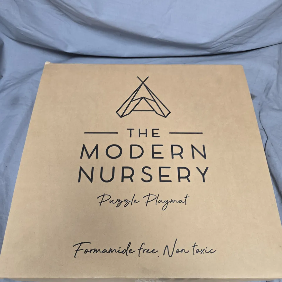 THE MODERN NURSERY PUZZLE PLAYMAT – INTERLOCKING FOAM TILES (FORMAMIDE-FREE, NON-TOXIC) - BLUSH PINK