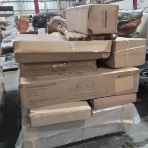 PALLET CONTAINING INCOMPLETE BOXED FURNITURE SUCH AS;SOFA BED,GRAVITY CHAIRS ETC