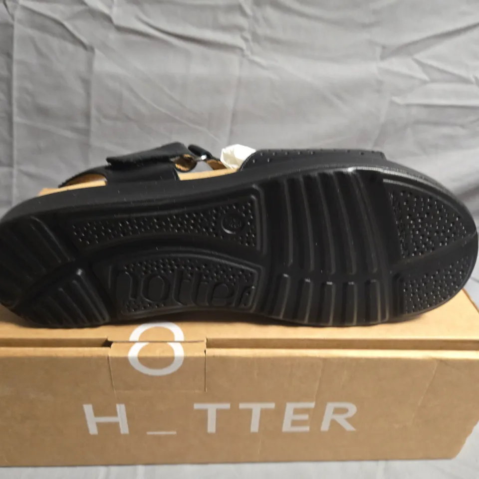 BOXED PAIR OF HOTTER MARBELLA SANDALS - UK SIZE 5.5
