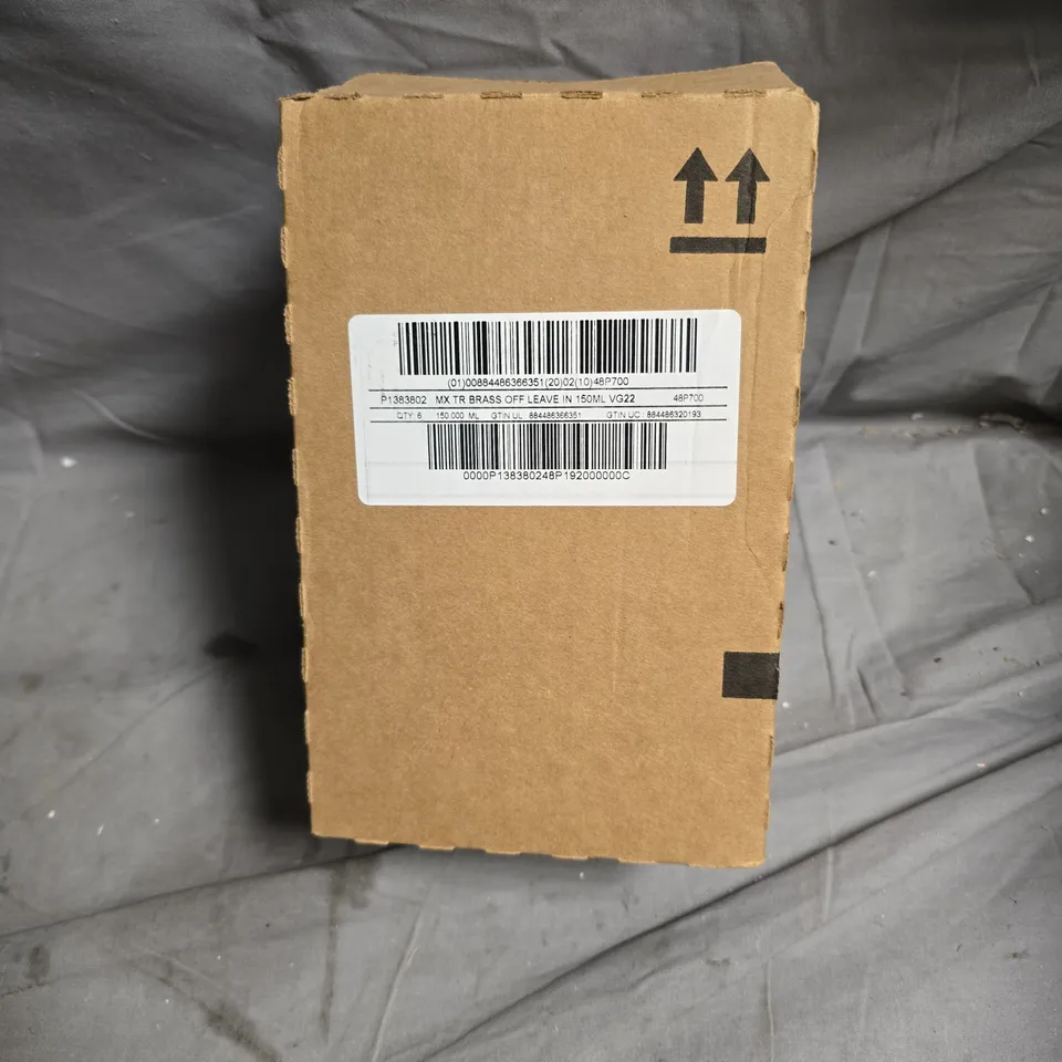 BOX OF APPROXIMATELY 6 X MATRIX TOTAL RESULTS BRASS OFF BLONDE THREESOME – HAIR TREATMENT, 150 ML