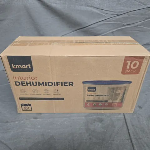 KMART INTERIOR DEHUMIDIFIER – 10 PACK (BOXED)