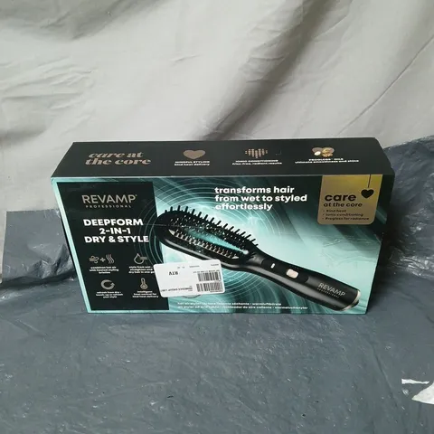 REVAMP DEEPFORM 2 IN 1 DRY AND STYLE HOT AIR STYLER BOXED