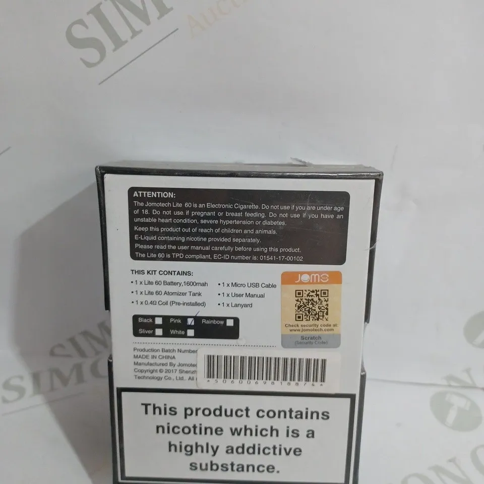 SEALED JOME LITE 60 TPD VERSION IN PINK