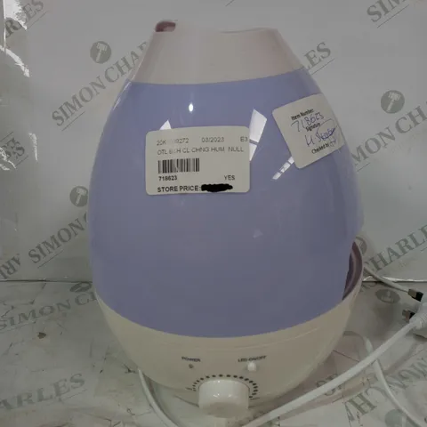 BELL HOWELL COLOUR CHANGING HUMIDIFIER