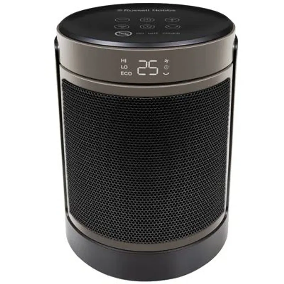 BOXED RUSSELL HOBBS RHCH2002S 1.5KW OSCILLATING HEATER IN BLACK 
