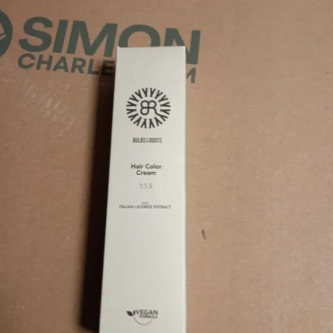 BOX OF APPROXIMATELY 80 BULBS & ROOTS HAIR CREAM COLOUR 100ML