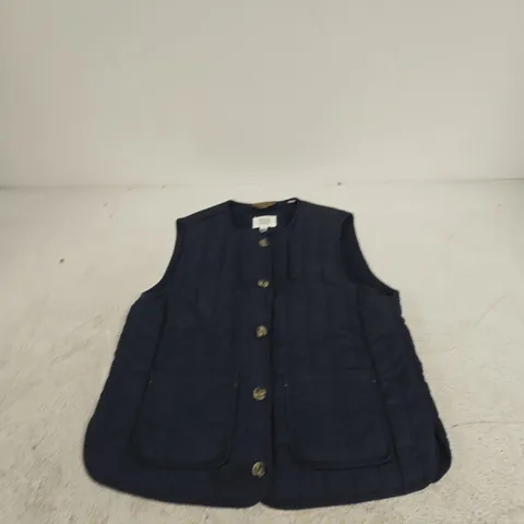 WHITE STUFF EMMA QUILTED GILET – DARK NAVY, UK 14