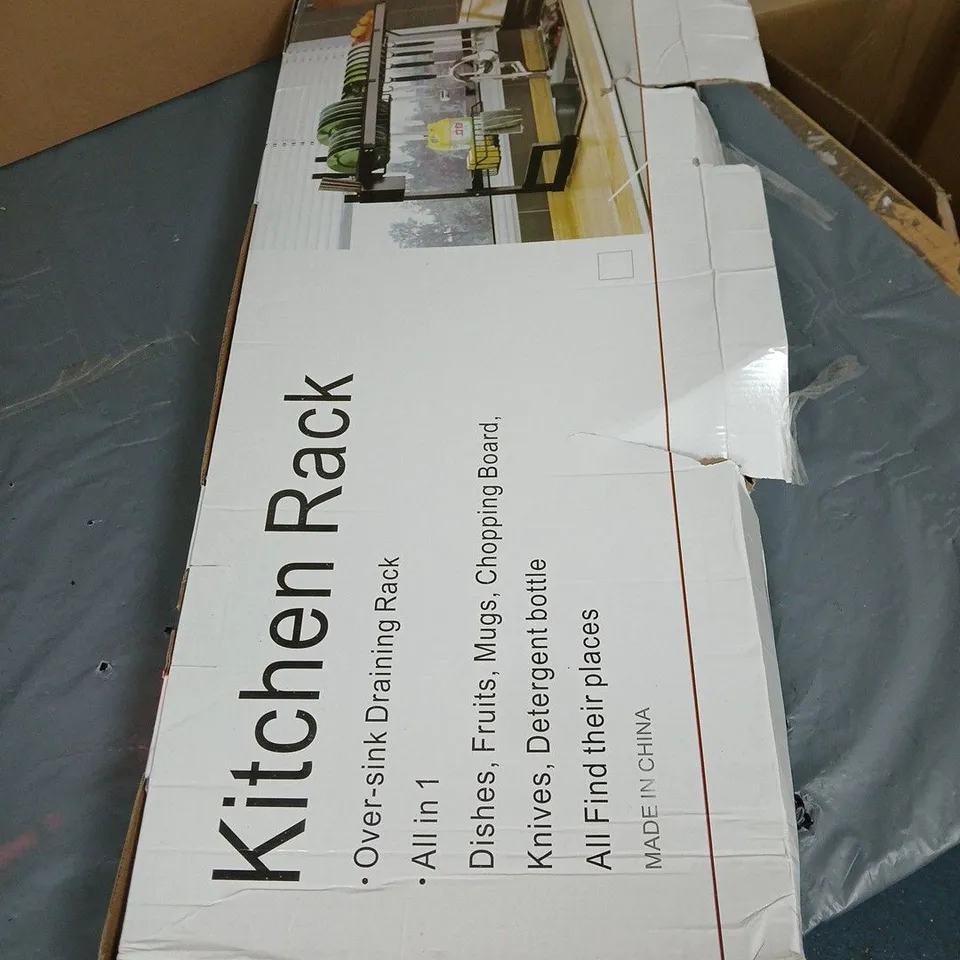 OVER-SINK KITCHEN DRAINING RACK – ALL-IN-1 (BOXED)