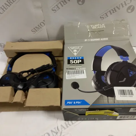 TURTLE BEACH RECON 50P WIRED GAMING HEADSET FOR PS5 & PS4