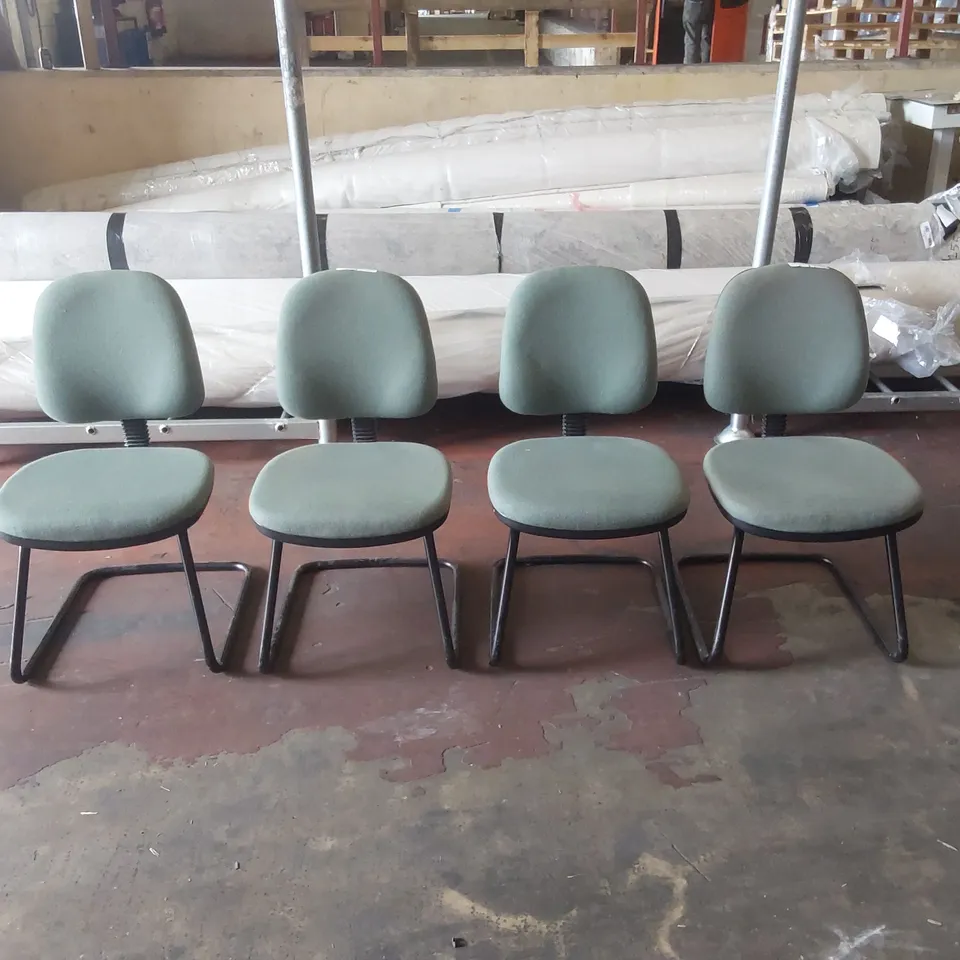 SET OF 4 OFFICE CHAIRS