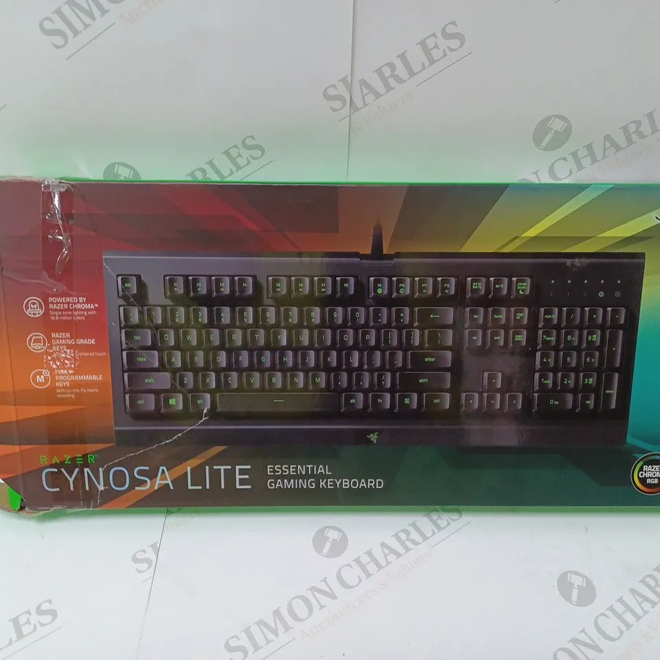 BRAND NEW BOXED RAZER CYNOSA LITE ESSENTIAL GAMING KEYBOARD