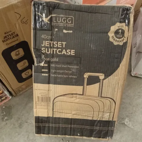 BOXED LUGG - 40CM JETSET SUITCASE ROSE GOLD 