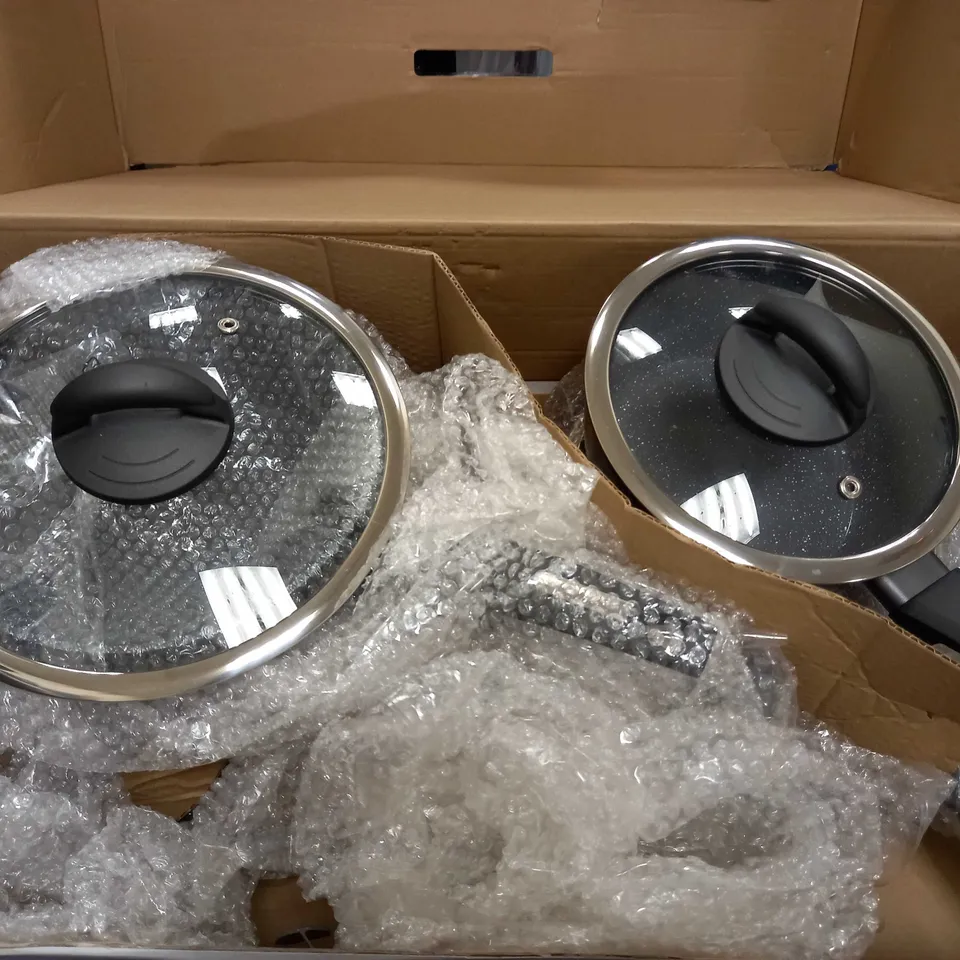 TOWER FRYING PAN AND SAUCEPAN SET