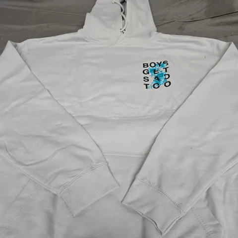 BOYS GET SAD TOO GRAPHIC HOODIE - SIZE LARGE
