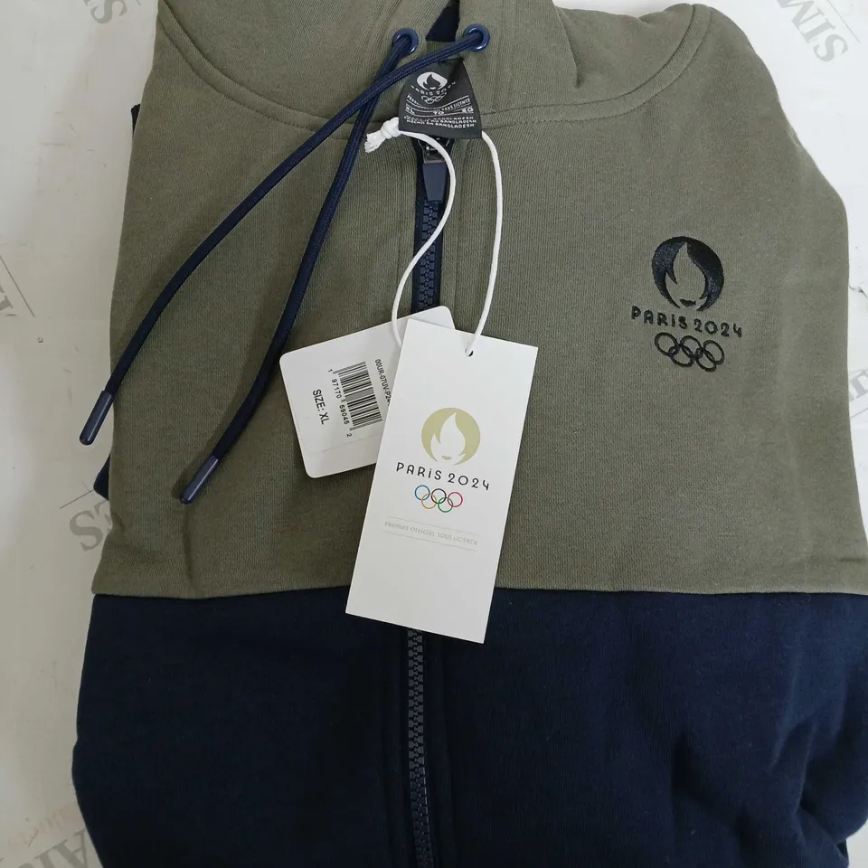 PARIS 2024 OLYMPICS JACKET IN BLUE & GREEN 