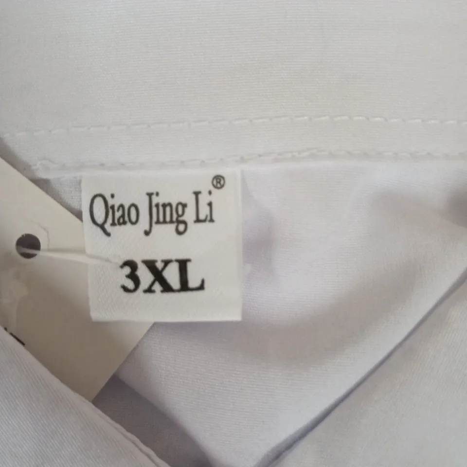 QIAO JING LI WHITE DRESS SHIRT – 3XL