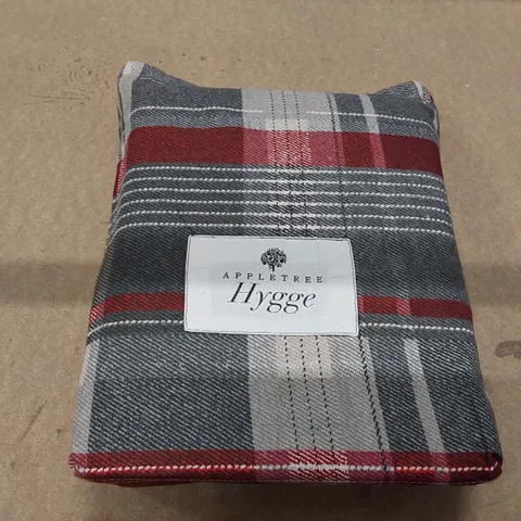 BAGGED FREYA PLAID DUVET COVER SET WITH PILLOWS, SIZE: DOUBLE (1 ITEM)