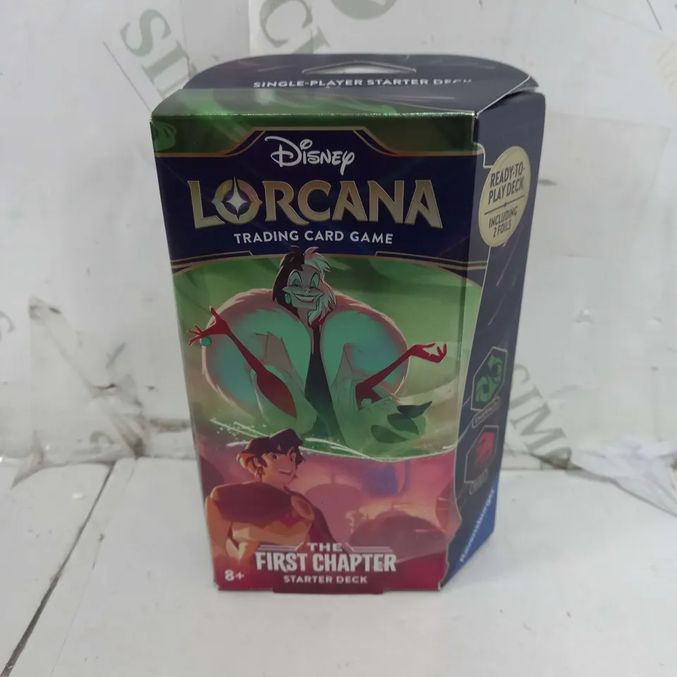 BRAND NEW BOXED DISNEY LORCANA TRADING CARD GAME THE FIRST CHAPTER STARTER DECK 