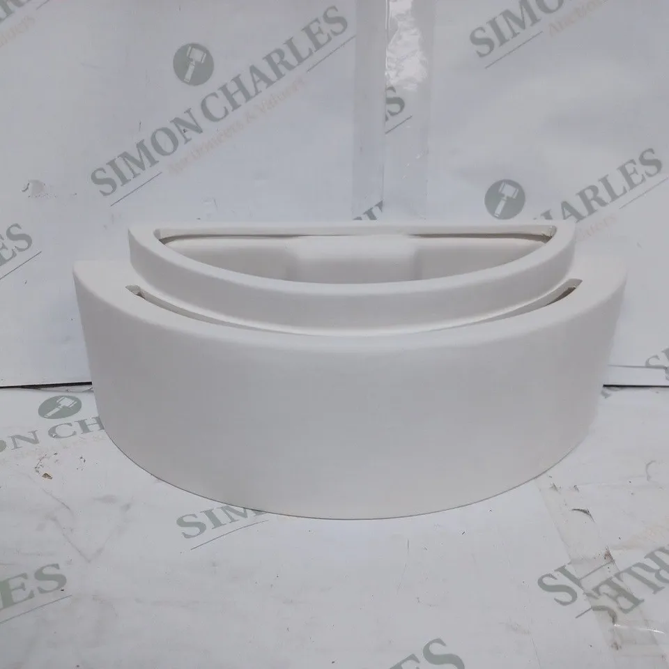 JOHN LEWIS CURVE CERAMIC WALL LIGHT - COLLECTION ONLY