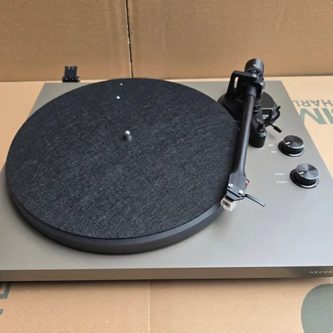 ARGON AUDIO TT MK2 EARTH GREY TURNTABLE WITH BUILT IN PHONO PRE-AMP