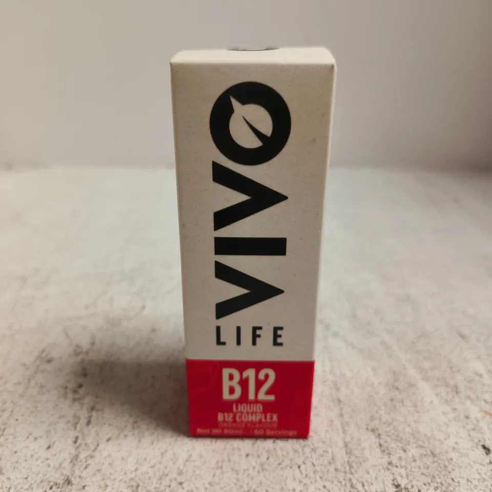 BOXED VIVO LIFE VITAMIN B12 LIQUID 60ML 